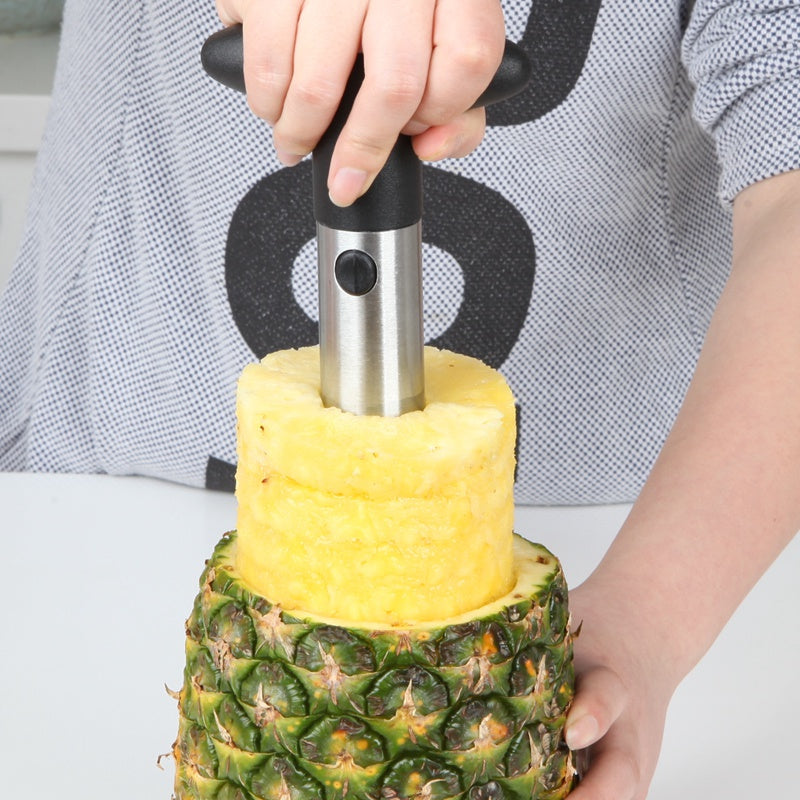 Pineapple Corer, [Upgraded, Reinforced, Thicker Blade] Newness Premium Pineapple Corer Remover