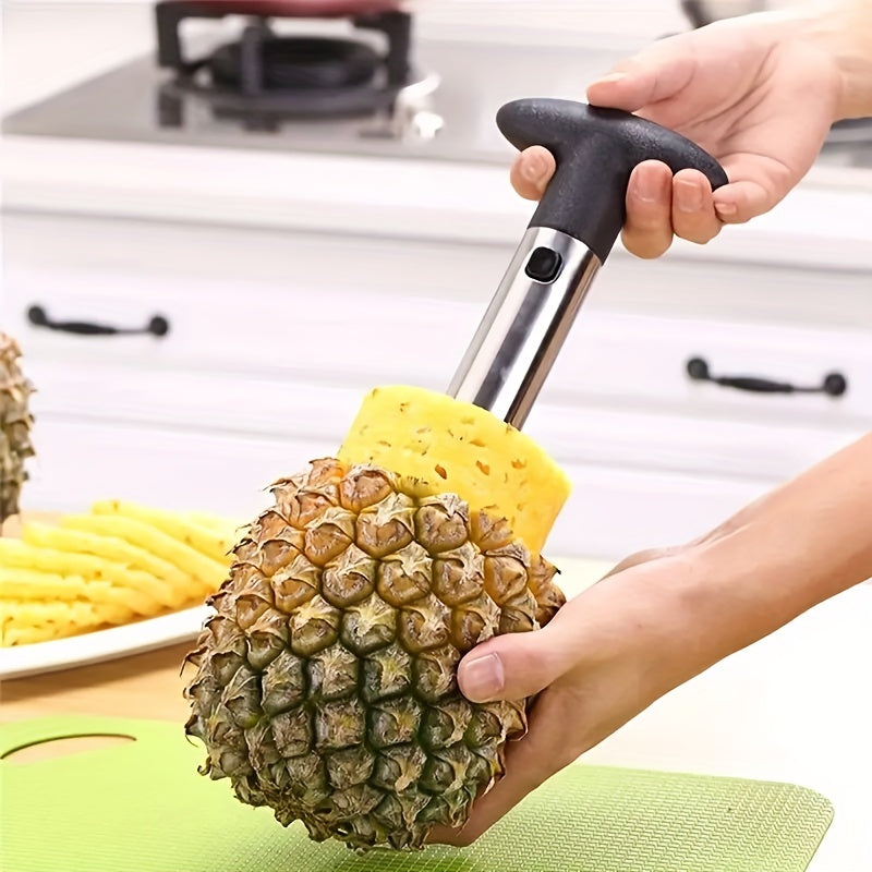 Pineapple Corer, [Upgraded, Reinforced, Thicker Blade] Newness Premium Pineapple Corer Remover