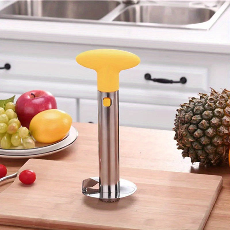 Pineapple Corer, [Upgraded, Reinforced, Thicker Blade] Newness Premium Pineapple Corer Remover